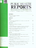 Public Health Rep  v 98 no 5 SeptemberOctober 1983  cover