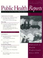 Public Health Reports  v 111 no 5  cover