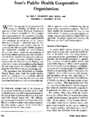 Irans public health cooperative organization