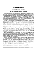 Public Health Reports  v 66 no 51  cover