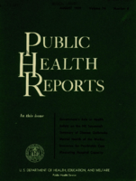 Public Health Reports  v 74  no 8  cover