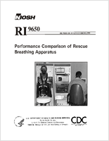 Report of Investigations 9650 Performance Comparison of Rescue Breathing Apparatus