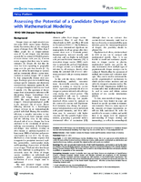 Assessing the Potential of a Candidate Dengue Vaccine with Mathematical Modeling