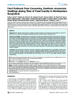 Fatal Outbreak from Consuming Xanthium strumarium Seedlings during Time of Food Scarcity in Northeastern Bangladesh