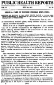 Public health reports  v 32 no 29 JULY 20 1917