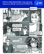 Ahora esta disponible una vacuna segura y eficaz contra el COVID19 blanco y negro