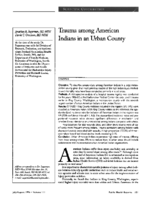 Trauma among American Indians in an urban county