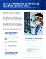 Strategies for Building and Improving State Stroke Systems of Care A Brief Guide for State Health DecisionMakers and Practitioners