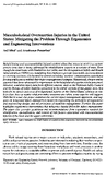 Musculoskeletal overexertion injuries in the United States mitigating the problem through ergonomics and engineering interventions