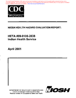 Health Hazard Evaluation Report HETA 9901062838 Indian Health Service