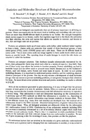 Statistics and Molecular Structure of Biological Macromolecules