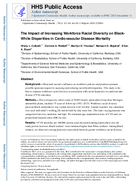 The Impact of Increasing Workforce Racial Diversity on BlackWhite Disparities in Cardiovascular Disease Mortality