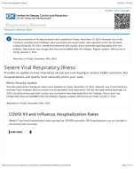 Severe Viral Respiratory Illness