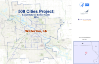 500 Cities Project Local Data for Better Health 2014 Waterloo Iowa