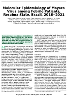 Molecular Epidemiology of Mayaro Virus among Febrile Patients Roraima State Brazil 20182021