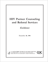 HIV partner counseling and referral services  guidance