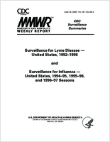 Morbidity and Mortality Weekly Report MMWR CDC Surveillance Summaries April 2000  Vol 49  No SS3