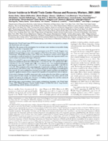 Cancer Incidence in World Trade Center Rescue and Recovery Workers 20012008