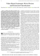 VideoBased Automatic Wrist Flexion and Extension Classification