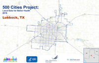 500 Cities Project Local Data for Better Health 2016 Lubbock TX