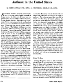 Anthrax in the United States