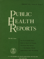 Public Health Reports  v 70 no 2  cover