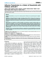 Influenza Transmission in a Cohort of Households with Children 20102011
