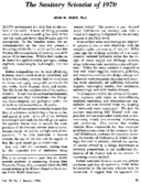 The sanitary scientist of 1970