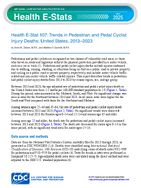 Trends in Pedestrian and Pedal Cyclist Injury Deaths United States 20132023