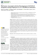 The Factors Associated with the Development of COVID19 Symptoms Among Employees in a US Healthcare Institution