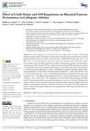 Effect of cloth masks and N95 respirators on maximal exercise performance in collegiate athletes