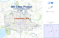500 Cities Project Local Data for Better Health 2014 Lawrence KS