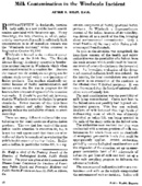 Milk contamination in the Windscale incident