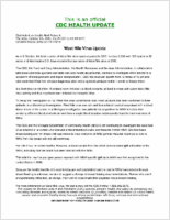 West Nile virus update