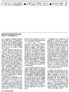 Programs Practices People