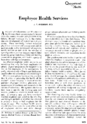 Employee health services