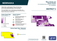 NE Congressional District 03 Stroke and Stroke Centers Map 119th Congress