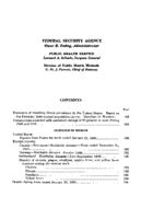 Public Health Reports  v 65 no 6  table of contents