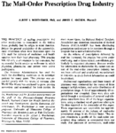 The MailOrder Prescription Drug Industry