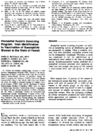 Premarital Rubella Screening Program From Identification To Vaccination Of Susceptible Women In The State Of Hawaii