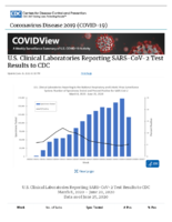 US Clinical Laboratories Reporting SARSCoV2 Test Results to CDC Updated June 12 2020