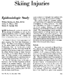 Epidemiologic study