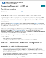 Rural Communities July 21 2020