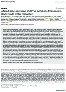 Altered Gene Expression and PTSD Symptom Dimensions in World Trade Center Responders