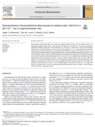 Polymerization of Hexamethylene Diisocyanate in Solution and a 26023 mZ MH Ion in Exposed Human Cells