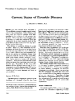 Current status of parasitic diseases