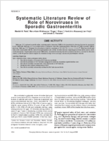 Systematic Literature Review of Role of Noroviruses in Sporadic Gastroenteritis
