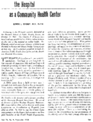 The hospital as a community health center