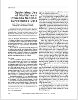 Optimizing Use of Multistream Influenza Sentinel Surveillance Data