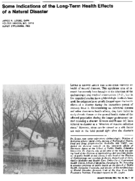 Some Indications Of The LongTerm Health Effects Of A Natural Disaster